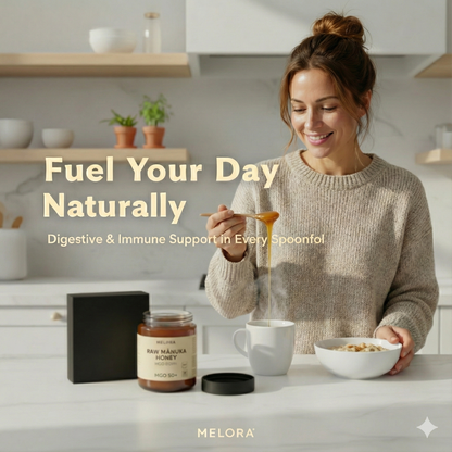 Melora Black Friday Raw Mānuka Honey: MGO 50+